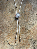 Chalcedony Western Neck Tie / Bolo Tie