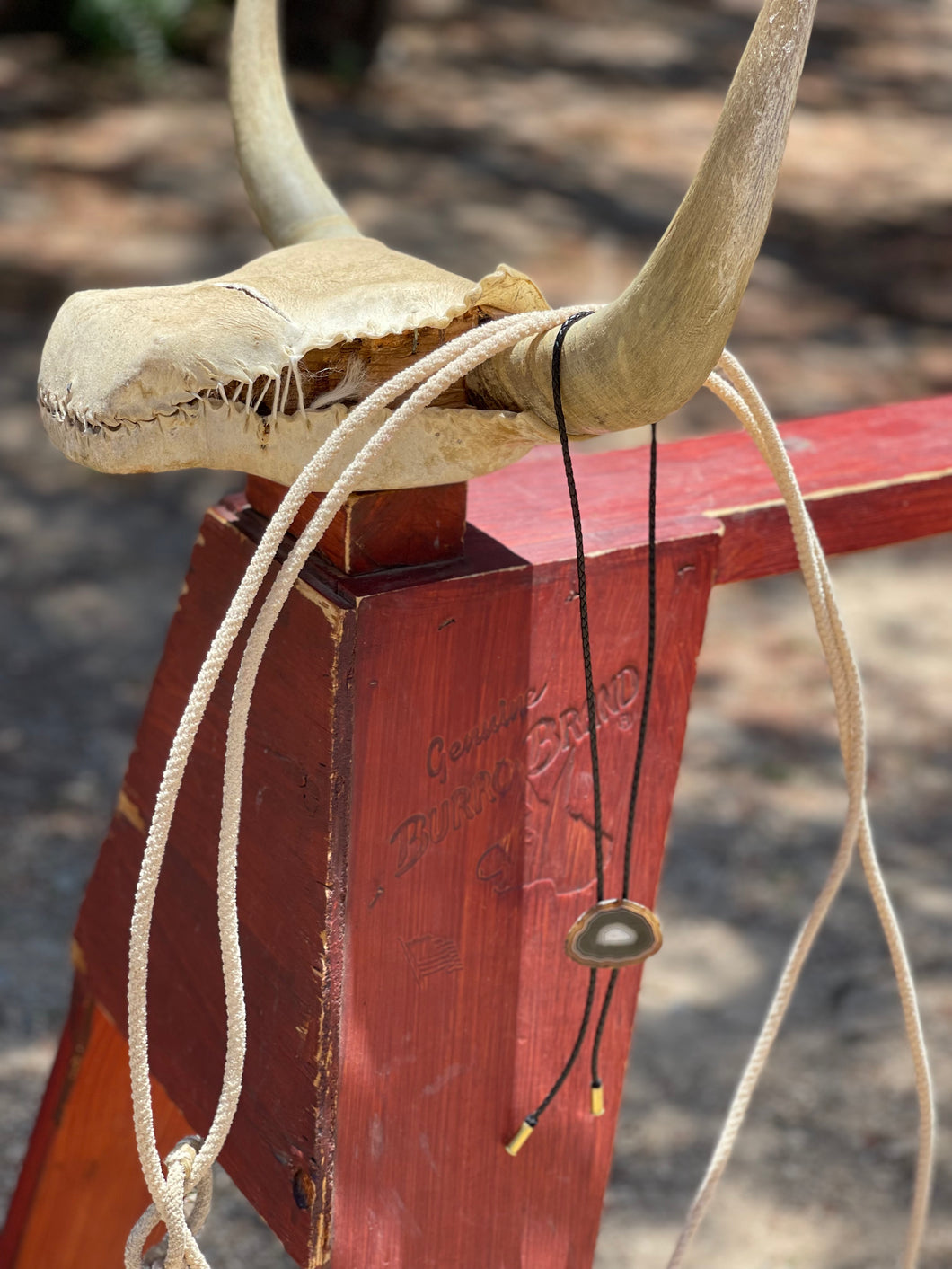 Agate Western Neck Tie / Bolo Tie