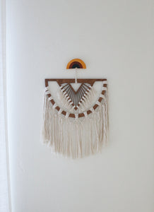 Rainbow wall hook, suspend.it screw cover, suspend.it nail cover, rainbow nursery decor, ceramic rainbow
