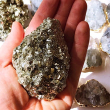 Load image into Gallery viewer, Pyrite Specimen (stand not included)