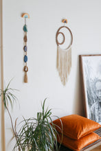 Load image into Gallery viewer, Rainbow wall hook, suspend.it screw cover, suspend.it nail cover, rainbow nursery decor, ceramic rainbow