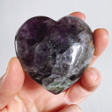Load image into Gallery viewer, Rainbow fluorite full heart